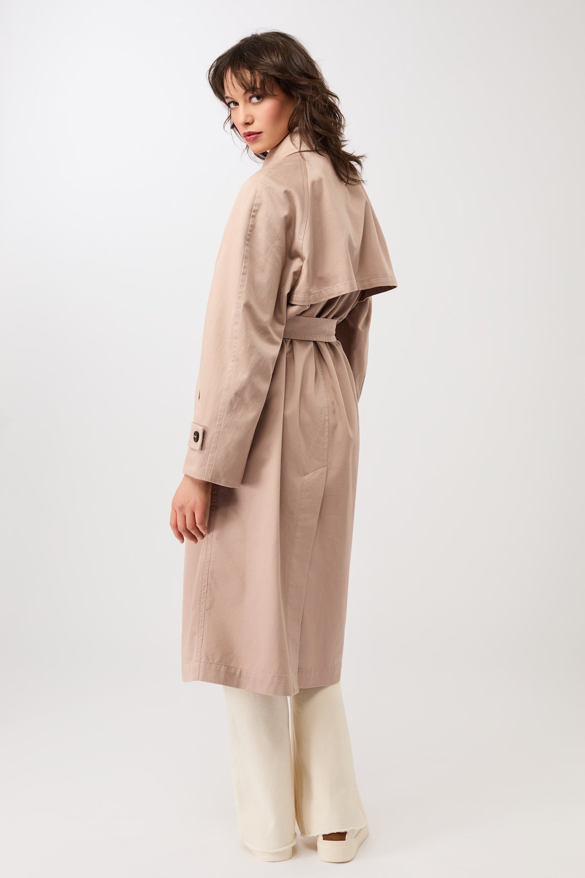 langerchen-klassischer-trenchcoat-aus-bio-baumwolle-blush image 3