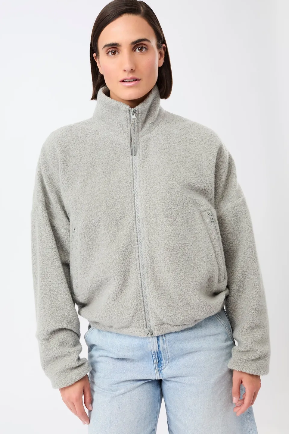 langerchen-blousonjacke-mit-stehkragen-silver image 1
