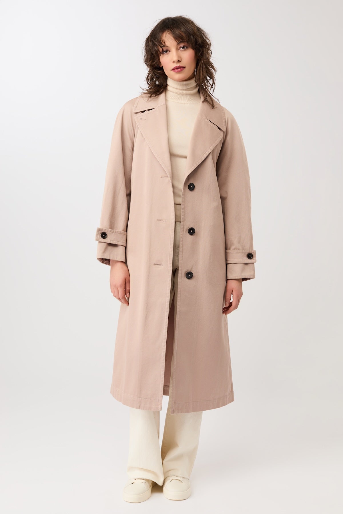langerchen-klassischer-trenchcoat-aus-bio-baumwolle-blush image 1