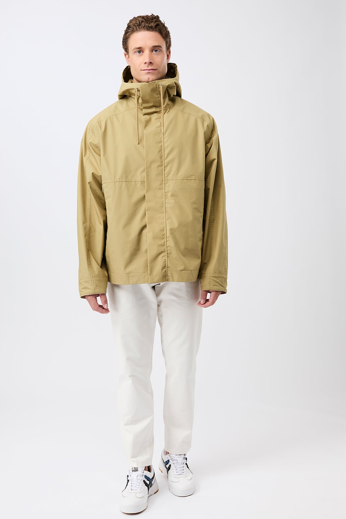 langerchen-kapuzenjacke-mit-verdeckter-knopfleiste-breeze image 1