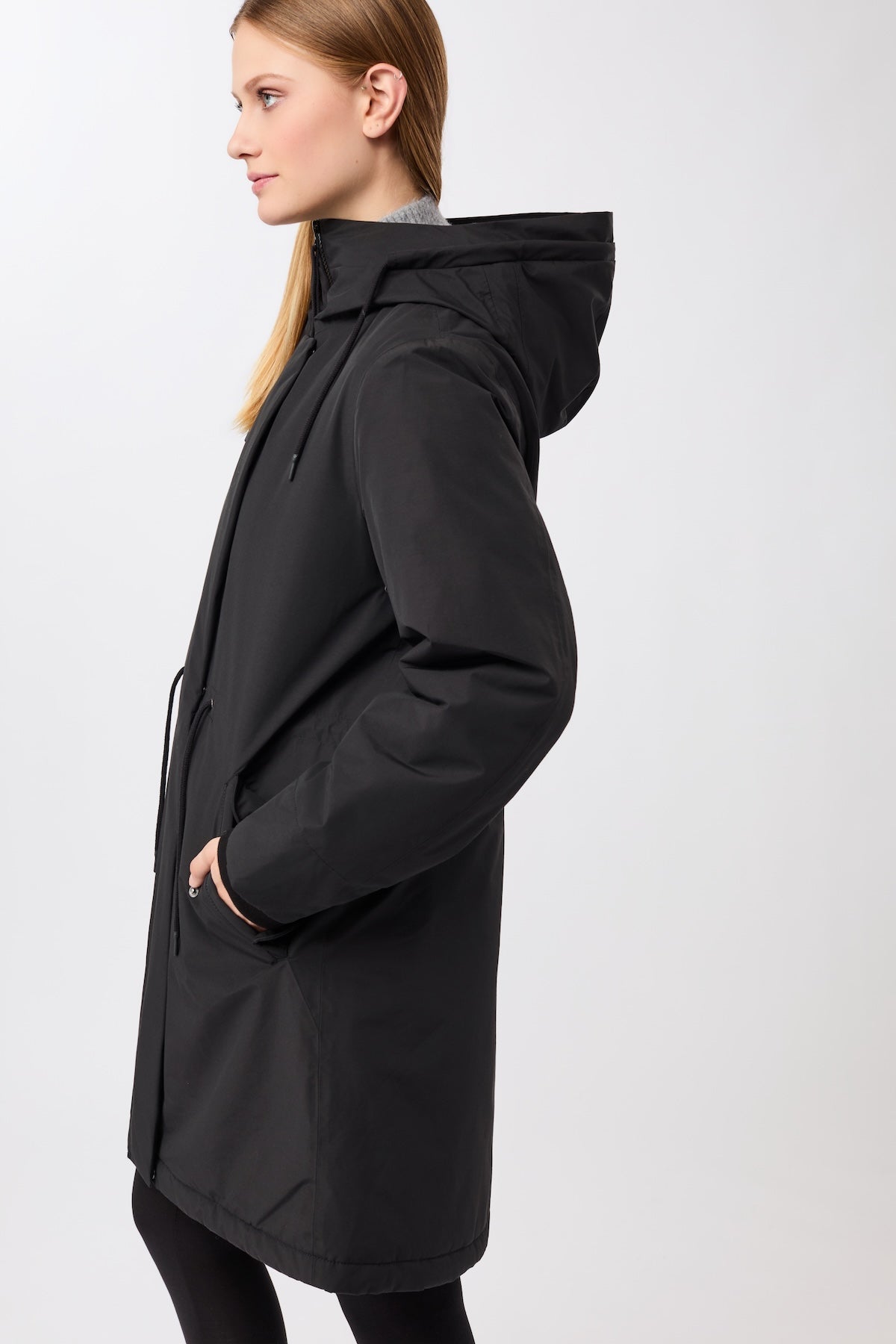 langerchen-parka-locker-geschnitten-wattiert-black-parka-schwarz image 2