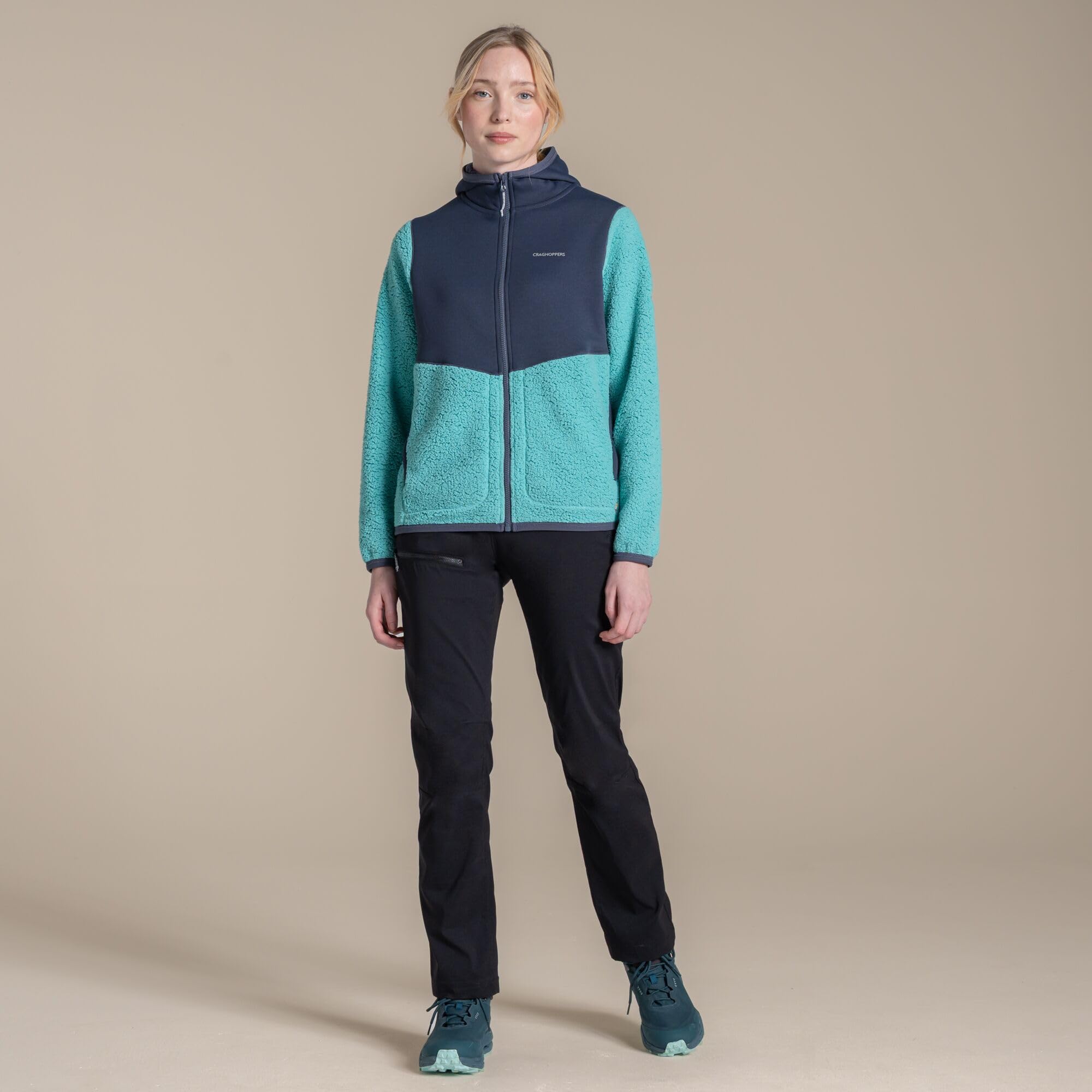 craghoppers-telesto-hooded-damen-borg-fleece-jacke image 3