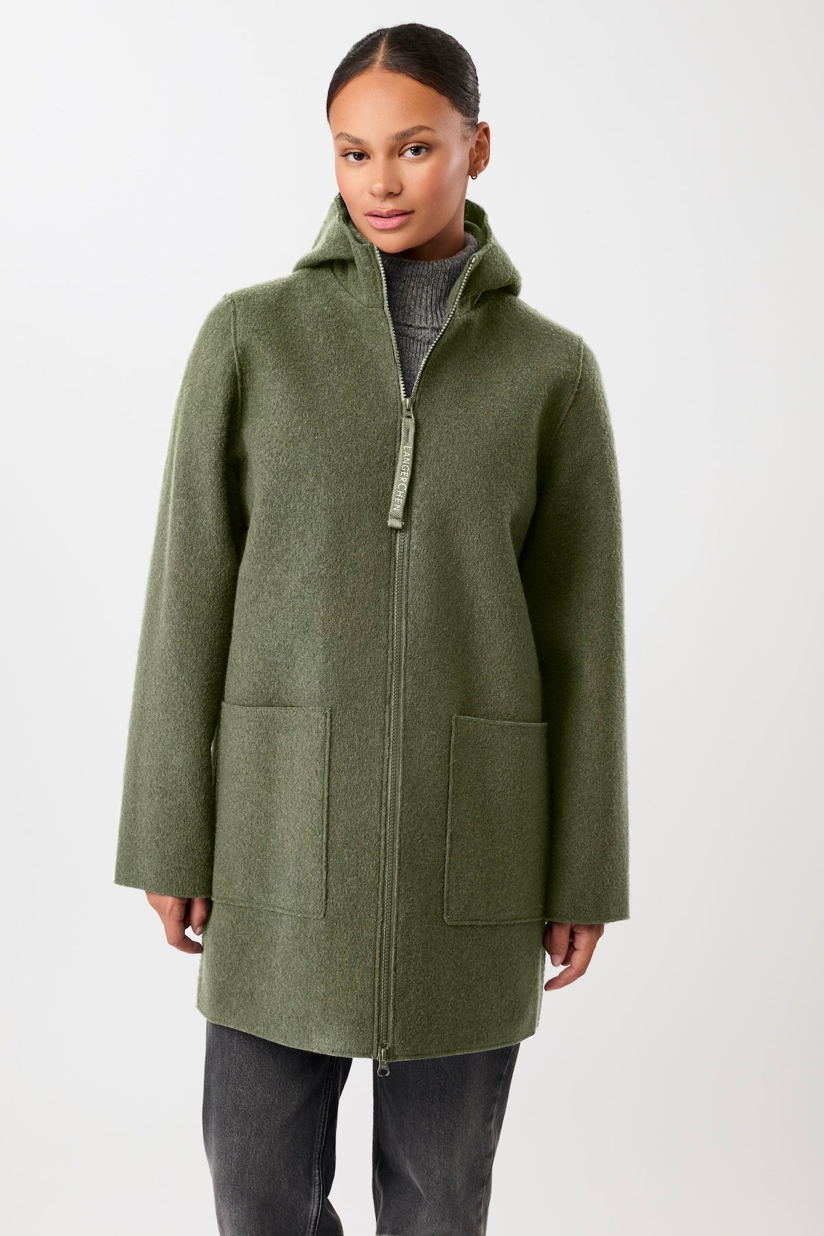 langerchen-kapuzenjacke-aus-walk-mit-membran-sencha-kurze-jacke-gr-n image 1