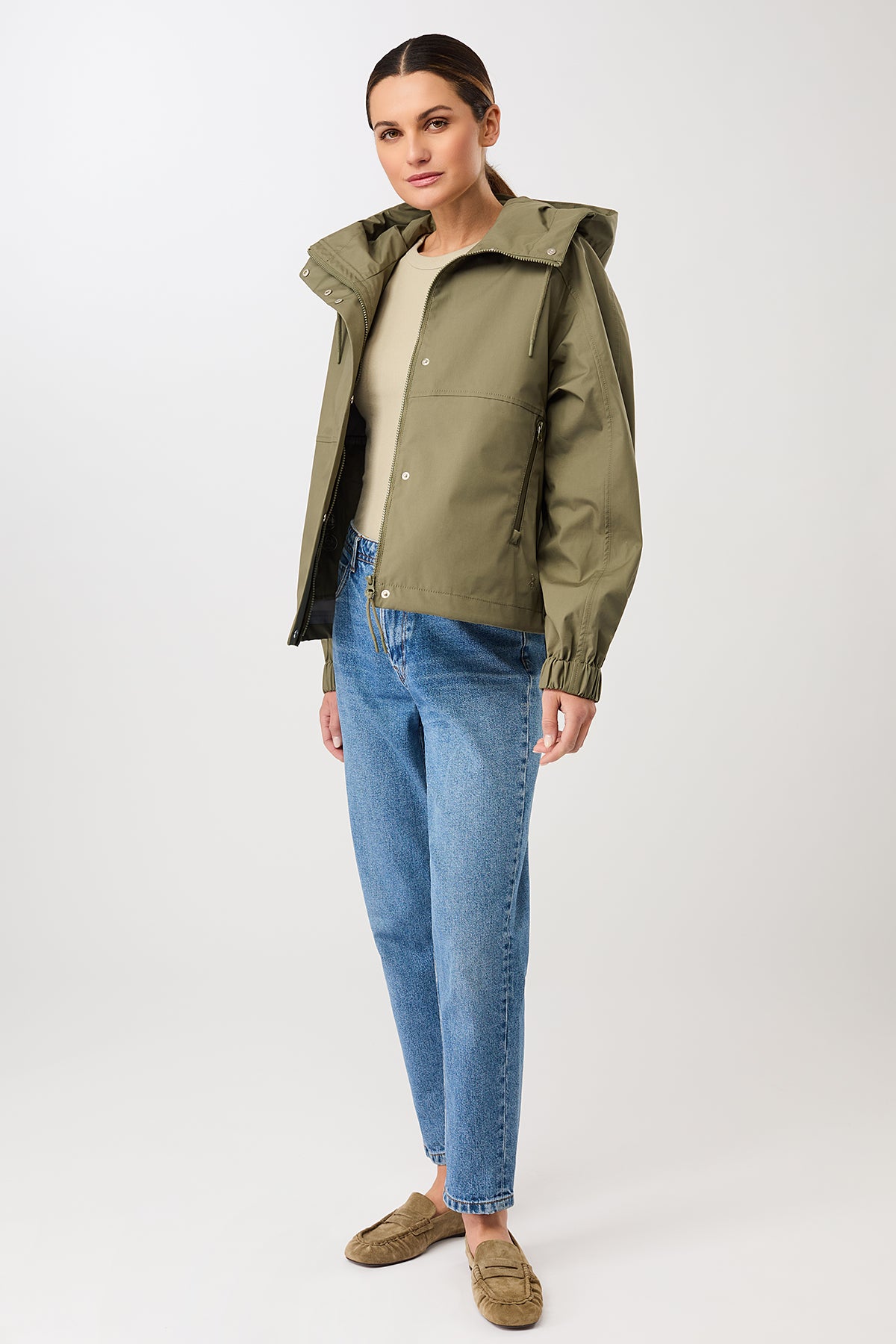 langerchen-kurze-regenjacke-mit-rei-verschlusstasche-stone-moss image 5