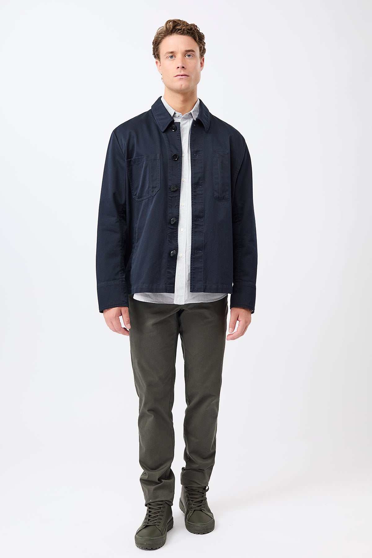langerchen-workwear-jacke-aus-bio-baumwolle-navy image 1