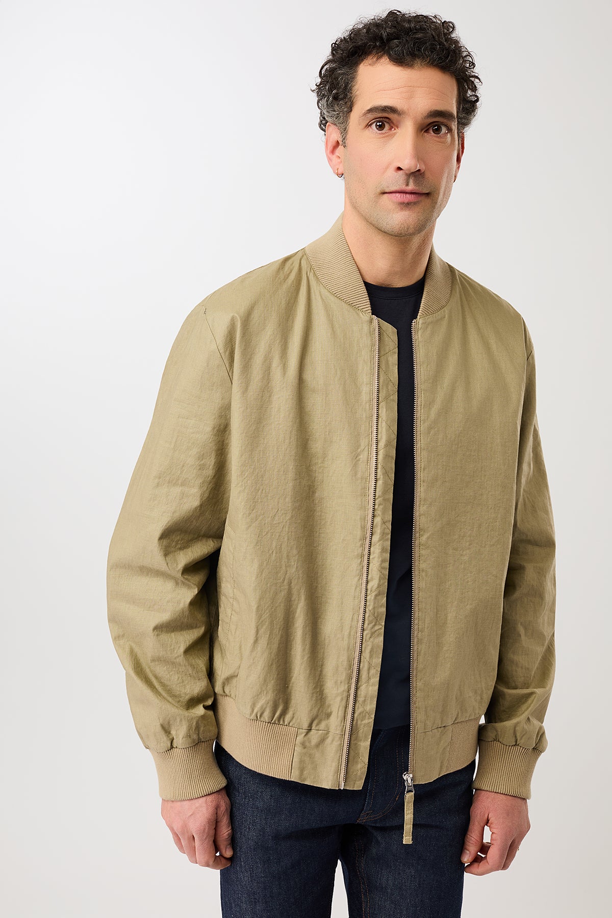 langerchen-bomberjacke-aus-beschichtetem-leinen-breeze image 1