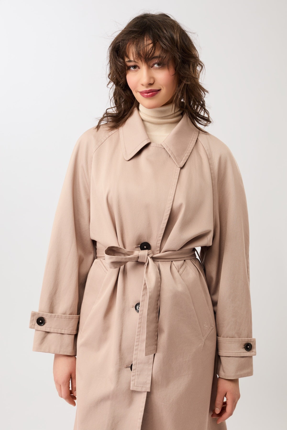 langerchen-klassischer-trenchcoat-aus-bio-baumwolle-blush image 5