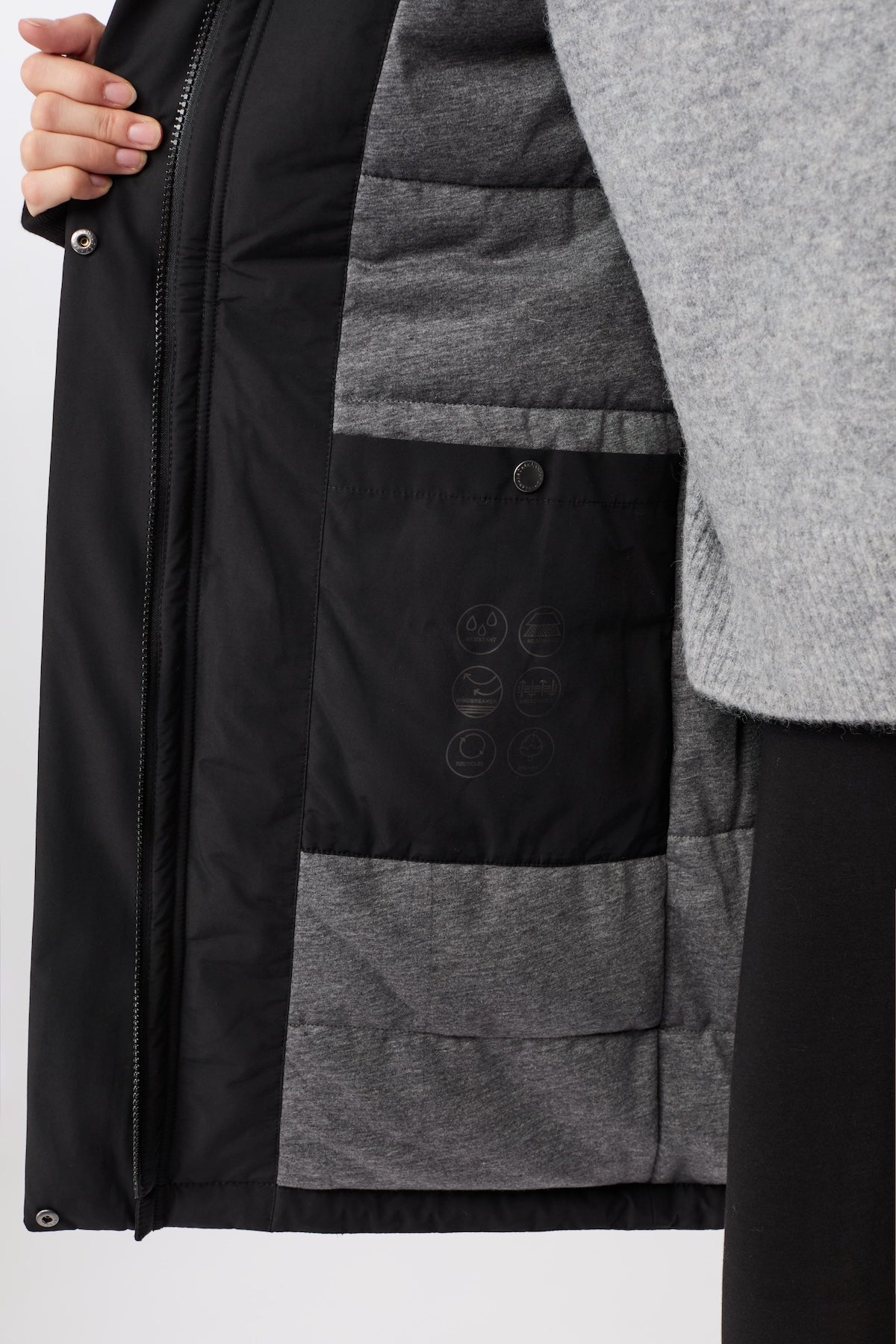 langerchen-parka-locker-geschnitten-wattiert-black-parka-schwarz image 7
