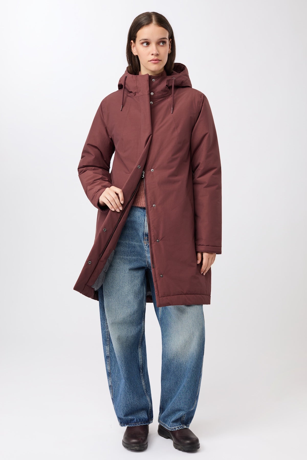 langerchen-wattierter-parka-leicht-tailliert-burgundy image 5