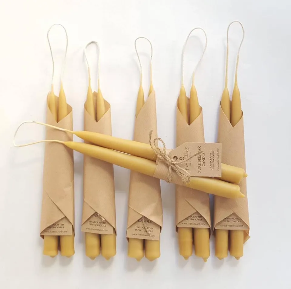 or-basics-stabkerzen-aus-bienenwachs-set-aus-4 image 1