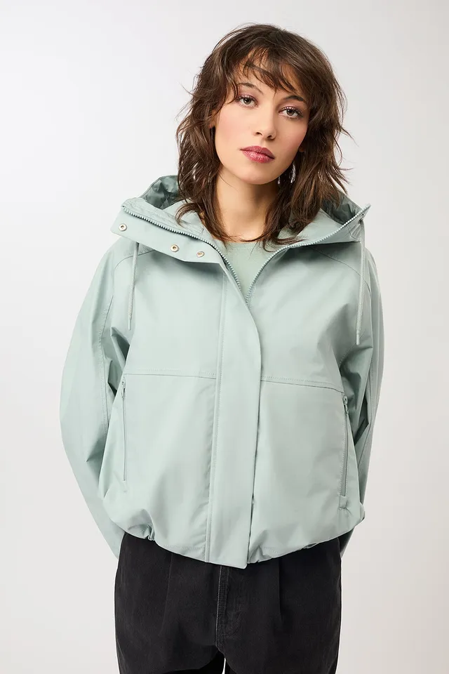langerchen-kurze-regenjacke-mit-reissverschlusstasche-flow image 1