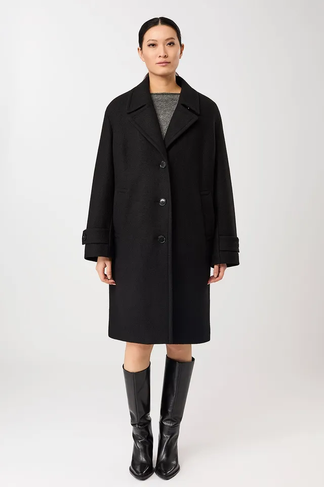 langerchen-kurzer-mantel-mit-revers-black image 1