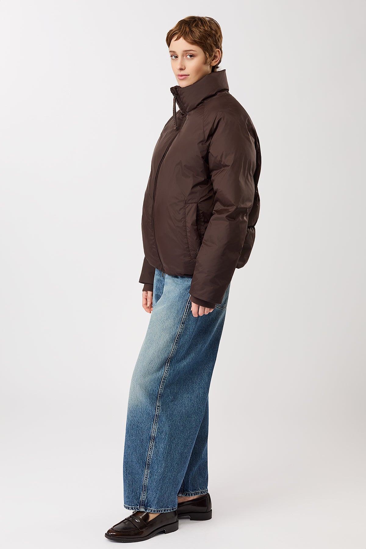 langerchen-lightweight-jacke-aus-eco-daune-coffee-braun image 6