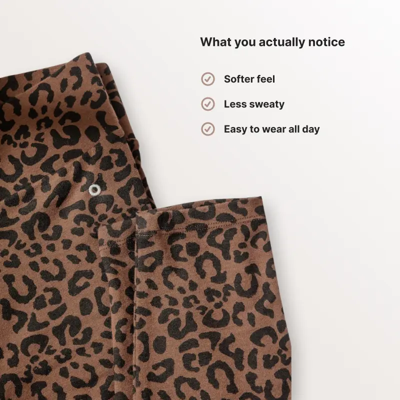or-basics-all-day-animal-print-leggings-chocolate-bio-damen-leggings image 6