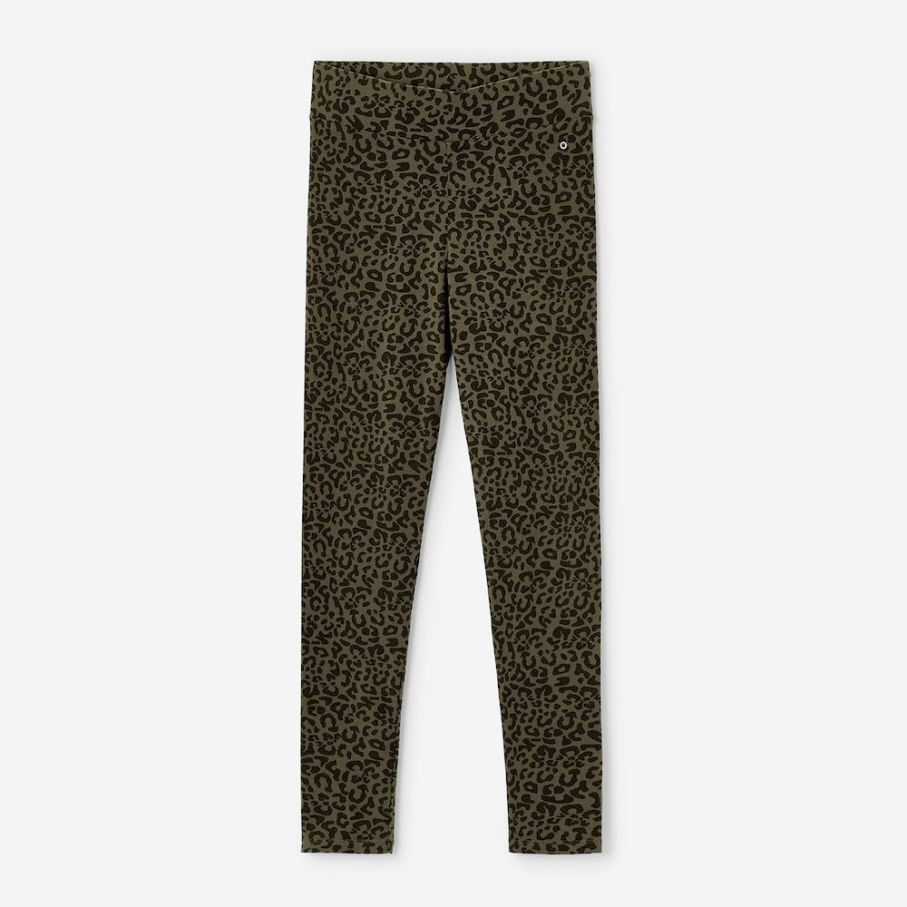 or-basics-all-day-leopard-print-leggings-moss-bio-baumwolle image 1