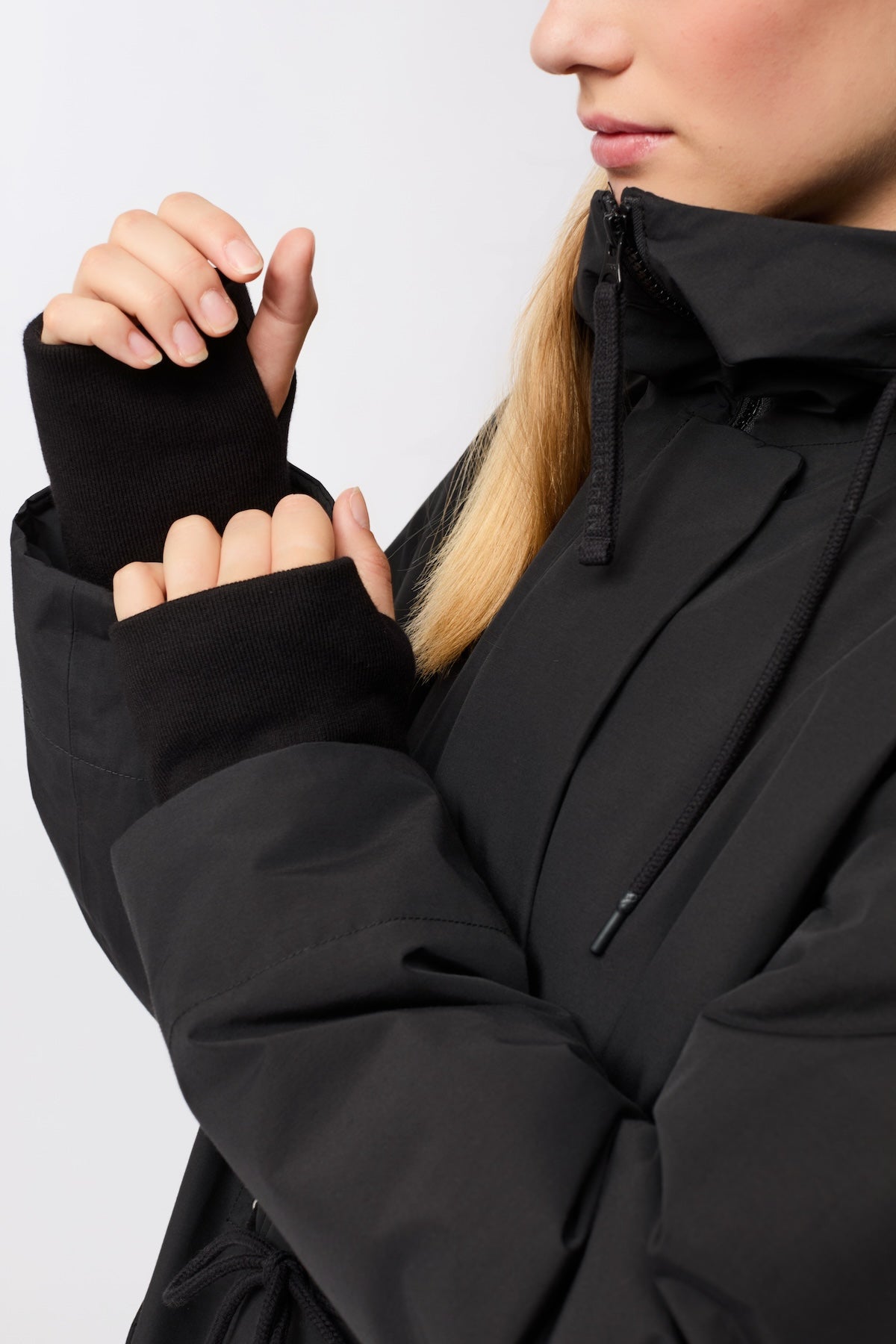 langerchen-parka-locker-geschnitten-wattiert-black-parka-schwarz image 6