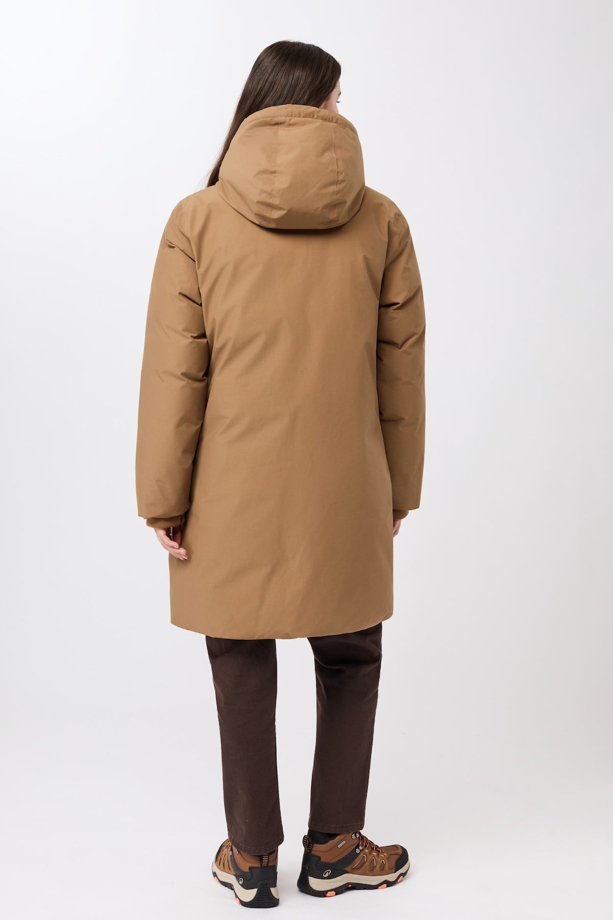 langerchen-lange-jacke-mit-kapuze-oak-beige-aus-eco-daune image 3