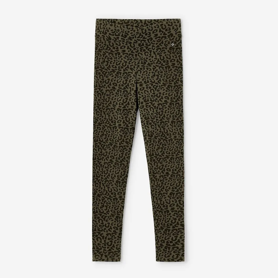 or-basics-all-day-leopard-print-leggings-moss-bio-baumwolle image 1