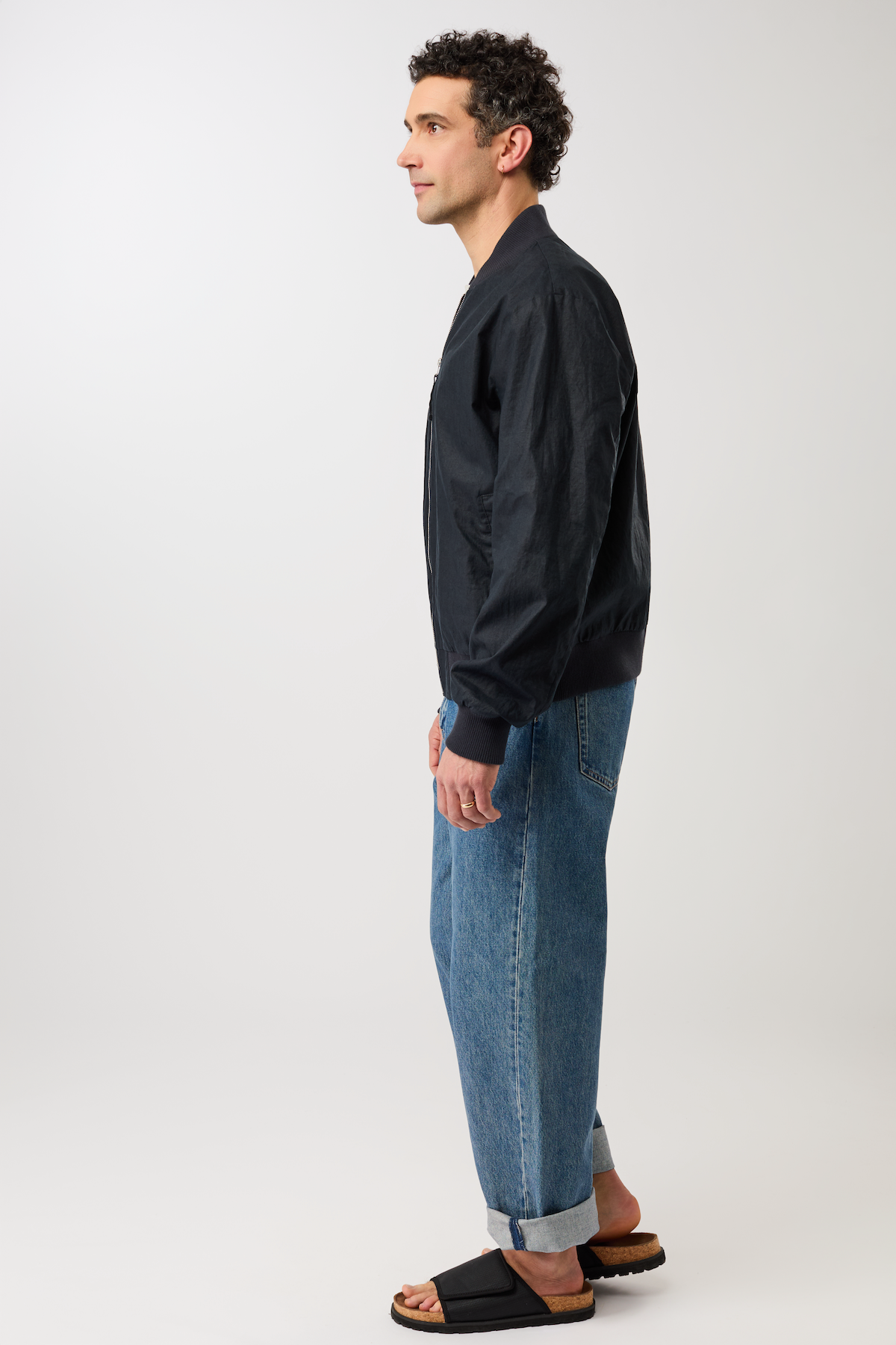 langerchen-bomberjacke-aus-beschichtetem-leinen-li01-blouson-in-navy image 3