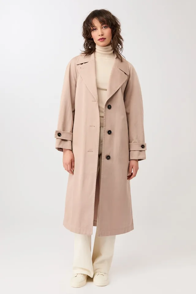 langerchen-klassischer-trenchcoat-aus-bio-baumwolle-blush image 1