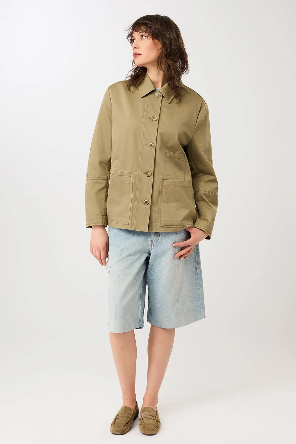 langerchen-kurze-jacke-mit-kn-pfen-leichte-jacke-in-breeze image 1