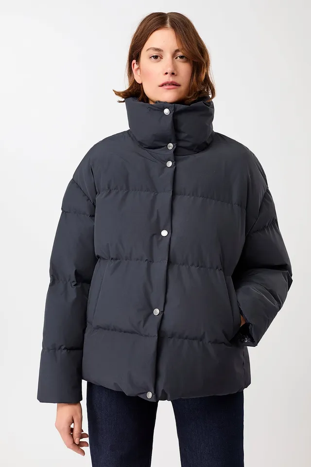 langerchen-gesteppte-jacke-aus-eco-daune-stehkragen-navy image 1