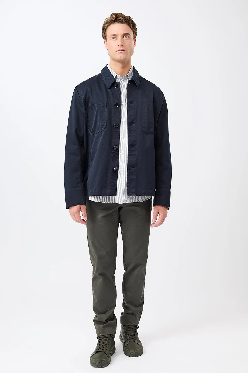 langerchen-workwear-jacke-aus-bio-baumwolle-navy image 1
