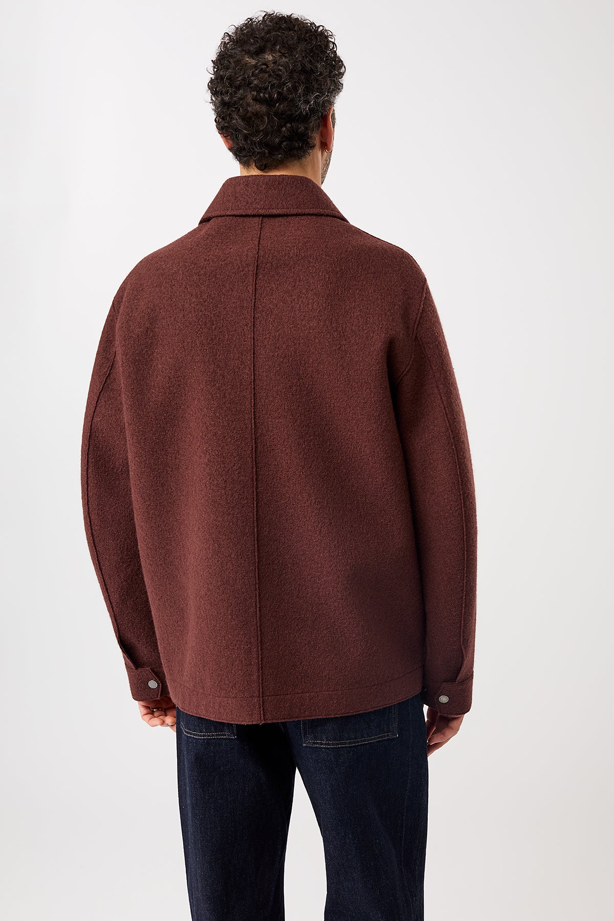 langerchen-field-jacket-aus-techno-felt-kurze-jacke-burgundy image 4
