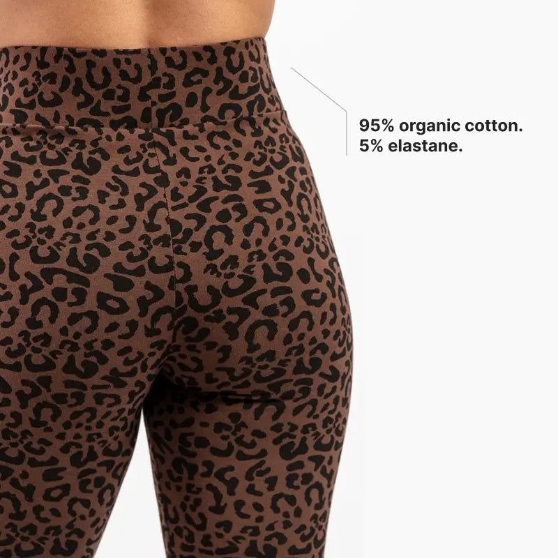 or-basics-all-day-animal-print-leggings-chocolate-bio-damen-leggings image 5
