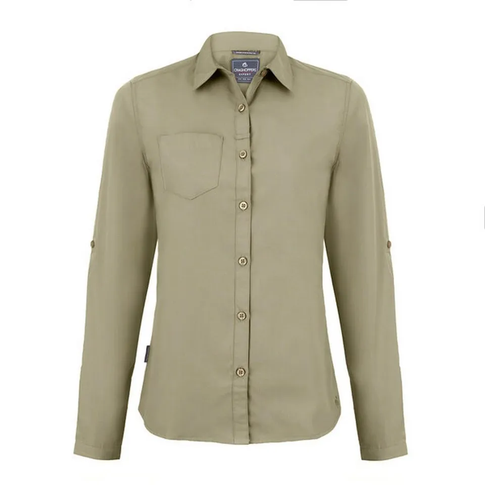 craghoppers-expert-kiwi-damen-langarm-bluse image 1