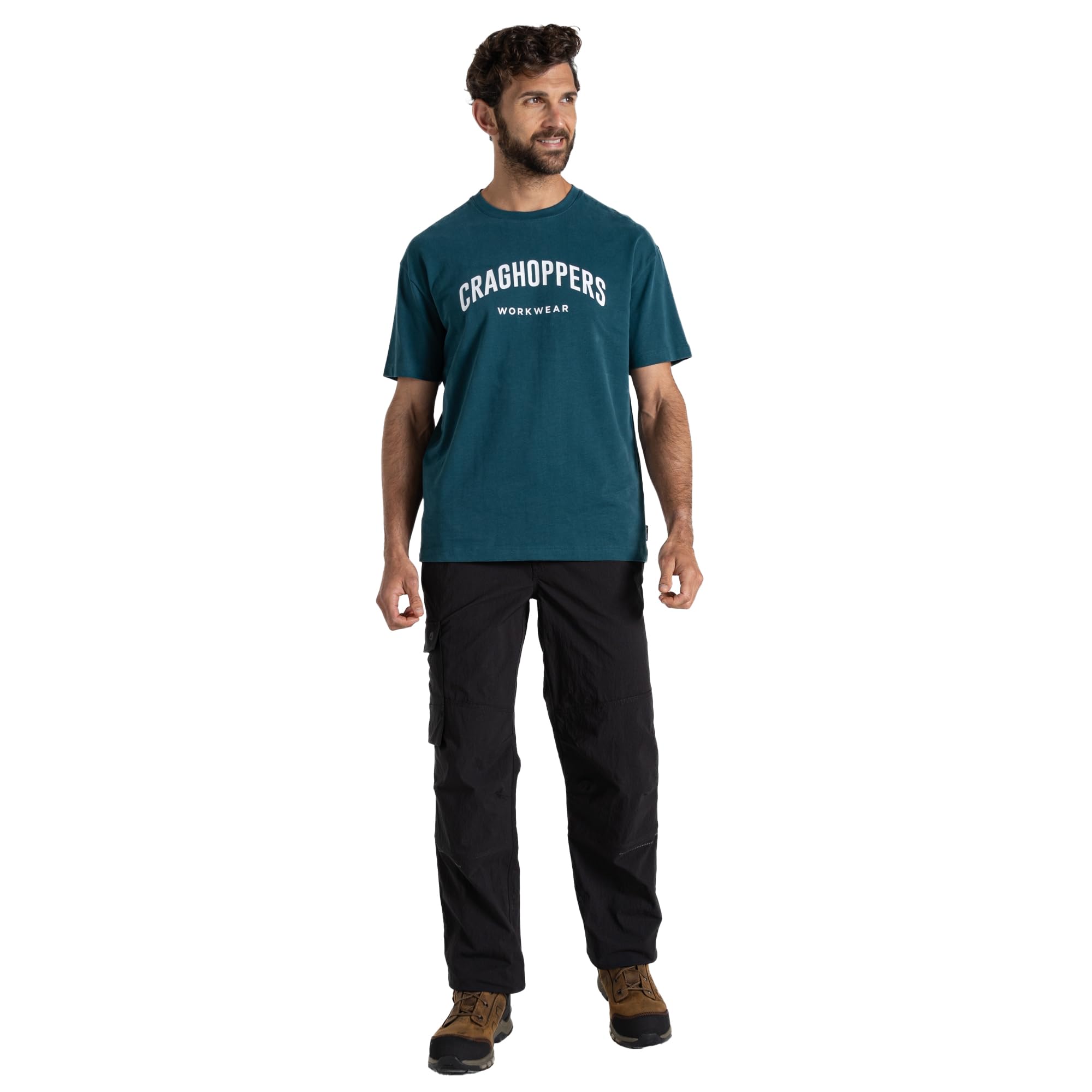 craghoppers-batley-herren-workwear-t-shirt-aus-bio-baumwolle-mit-sonnenschutz image 3