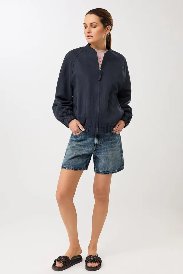 langerchen-bomberjacke-aus-tencel-blouson-in-navy-blau image 1