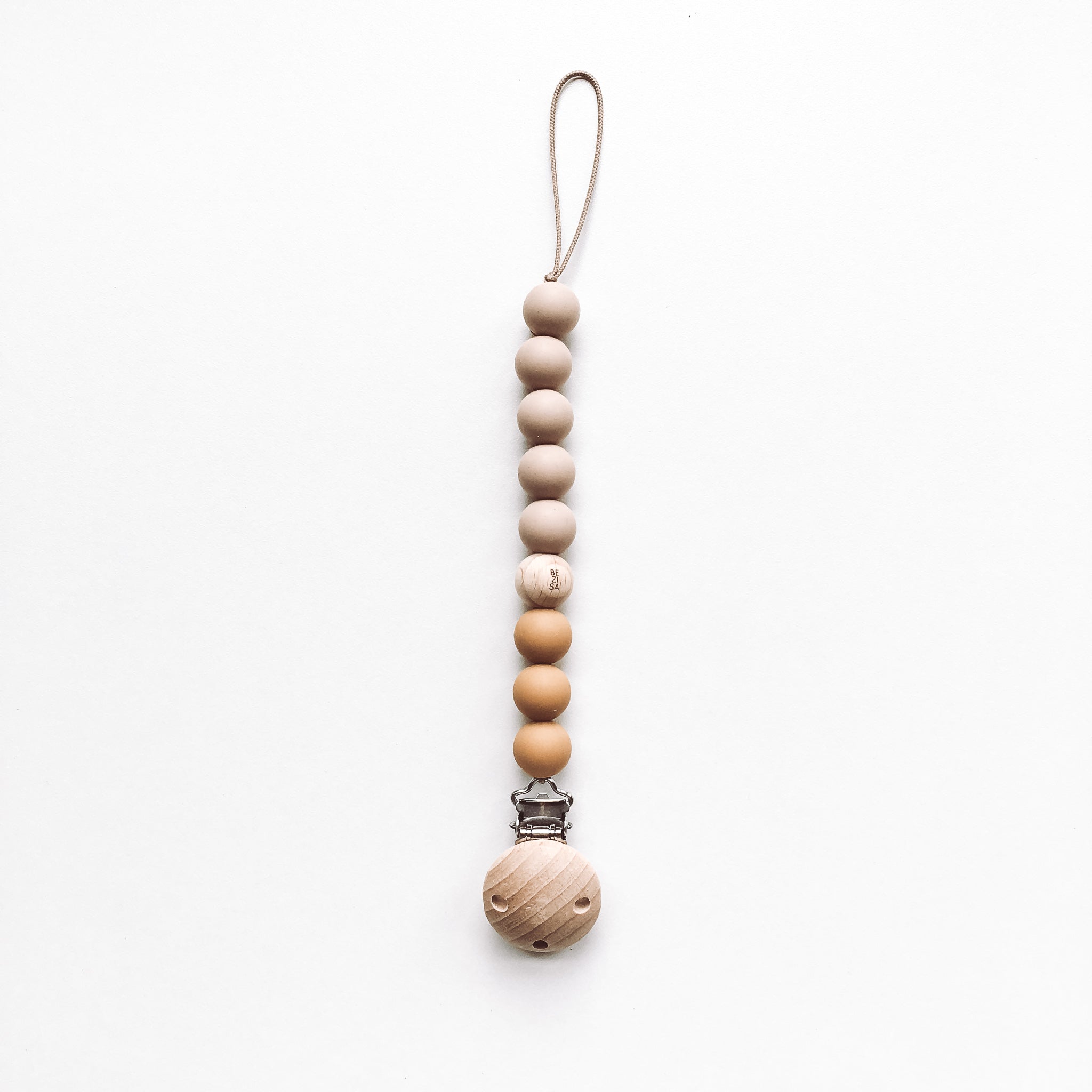 or-basics-schnullerclip-bezisa-baby-schnullerclip-aus-silikon-und-holz image 3