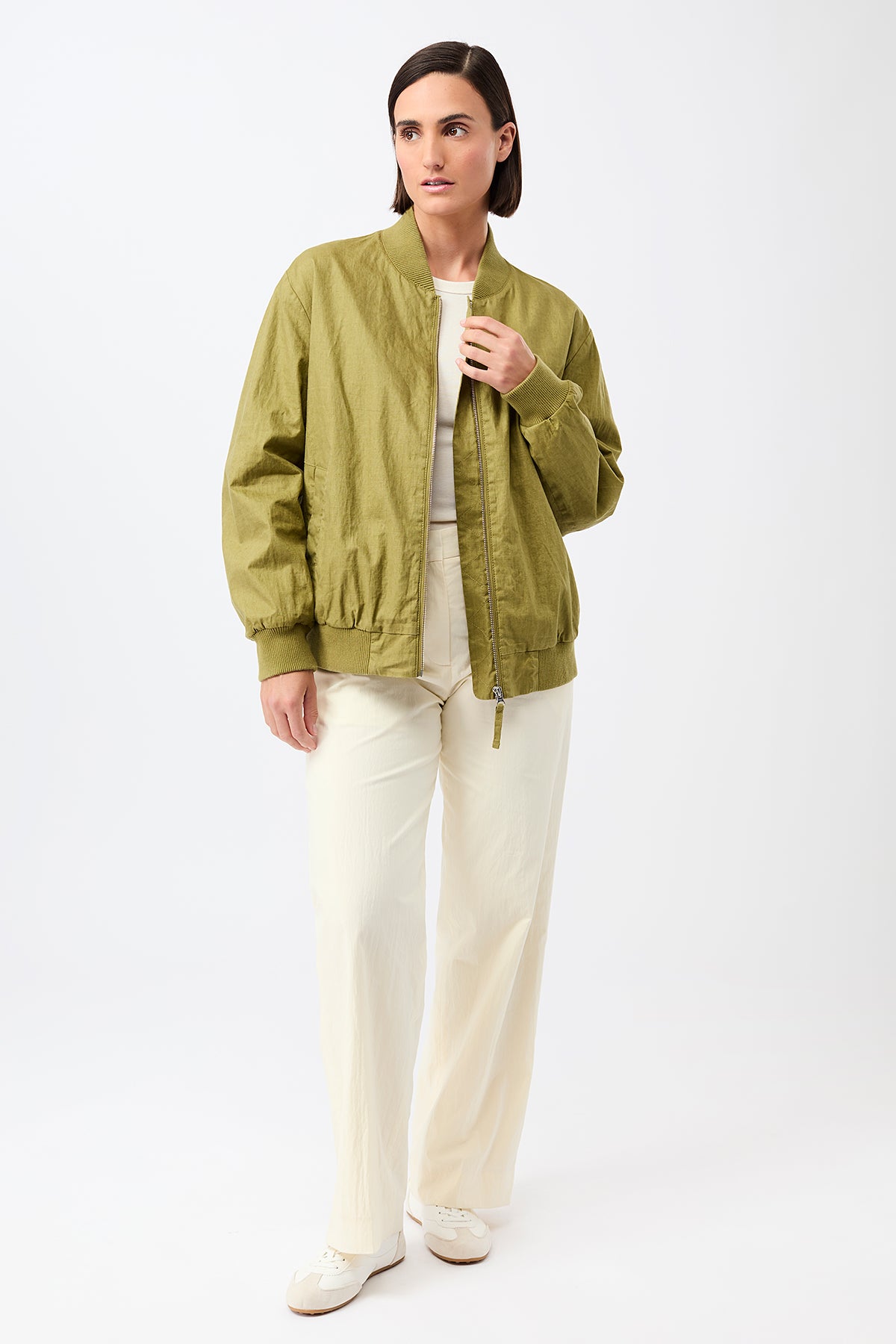 langerchen-bomberjacke-mit-seitlichen-rei-verschl-ssen-green-olive image 6
