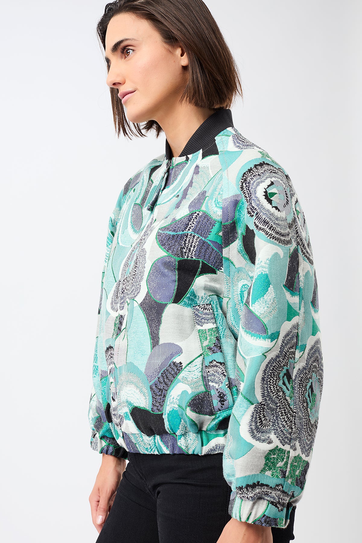 langerchen-bomberjacke-original-jacquard-blouson-damen image 4