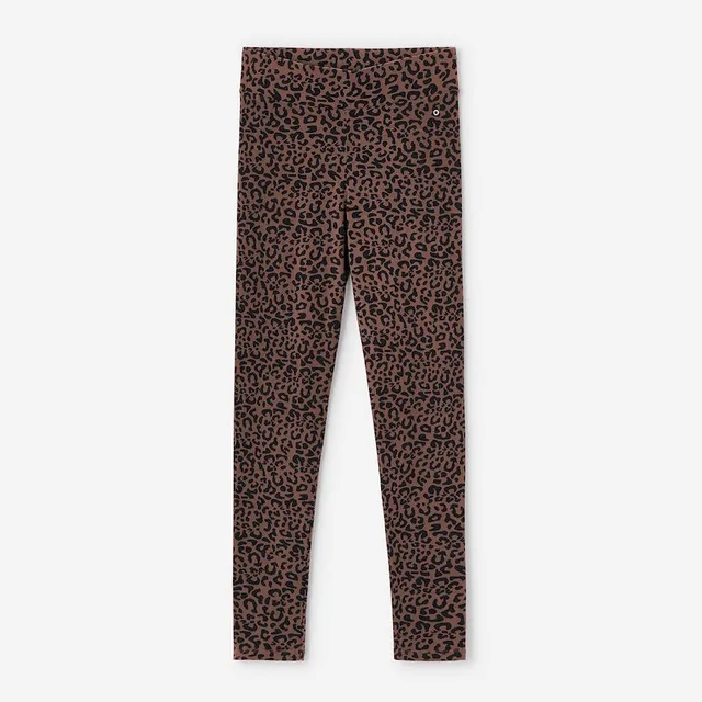 or-basics-all-day-animal-print-leggings-chocolate-bio-damen-leggings image 1