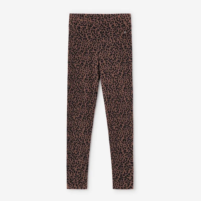 or-basics-all-day-animal-print-leggings-chocolate-bio-damen-leggings image 1