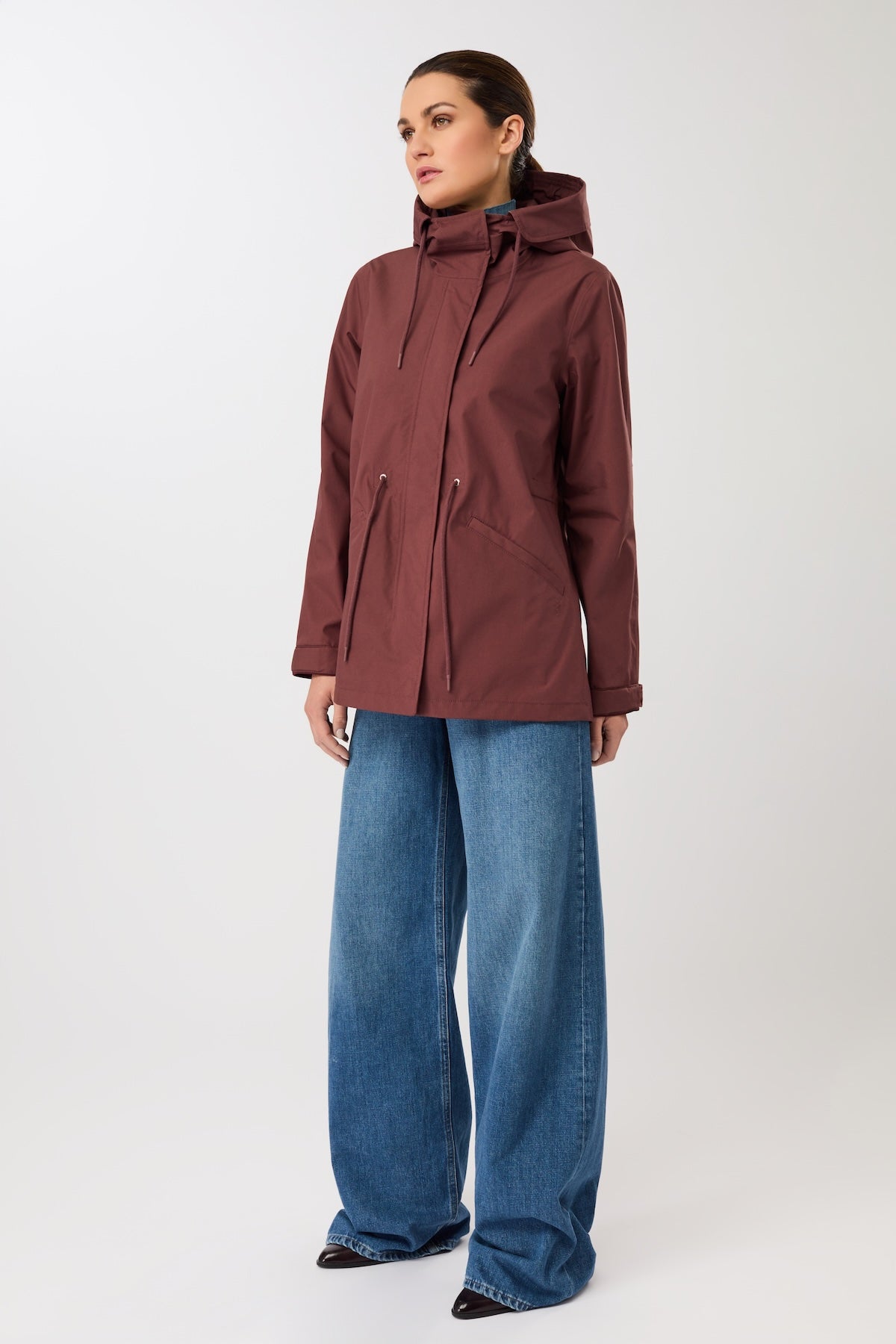 langerchen-kurzer-regenparka-aus-bio-baumwolle-rubywood image 2