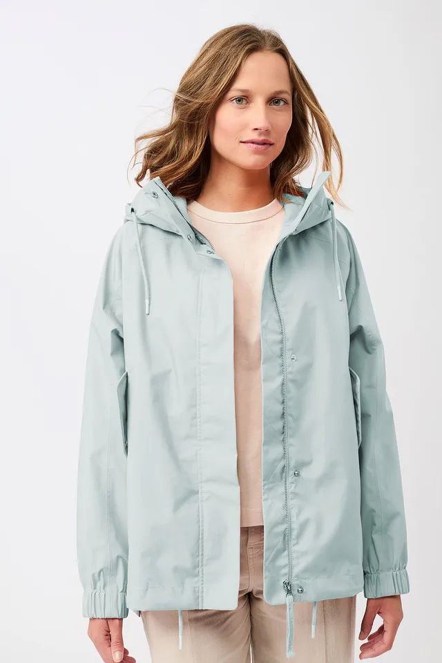 langerchen-kapuzenjacke-mit-falten-am-arm-kurze-jacke-flow image 1