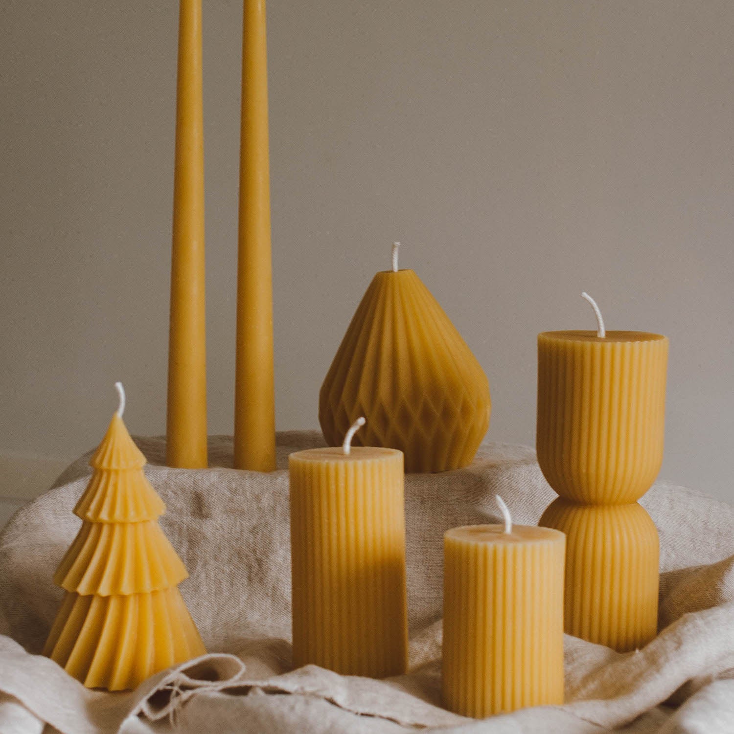 or-basics-goldrick-bienenwachskerze-weihnachtsbaum image 2