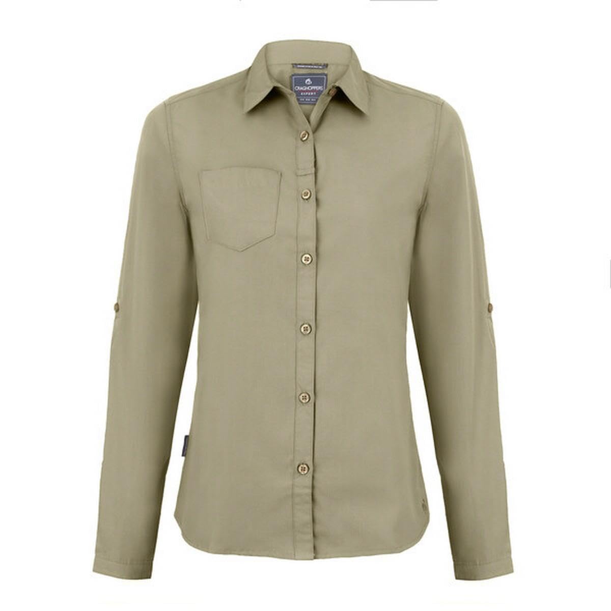 craghoppers-expert-kiwi-damen-langarm-bluse image 1