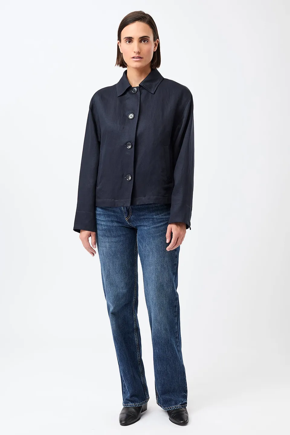 langerchen-kurze-jacke-aus-tencel-navy-blau image 1
