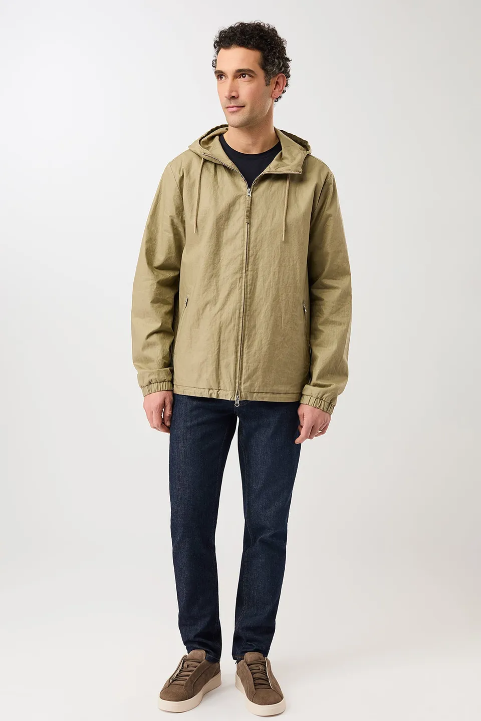 langerchen-kurze-jacke-aus-beschichtetem-leinen-breeze-regenjacke-ocs100 image 1