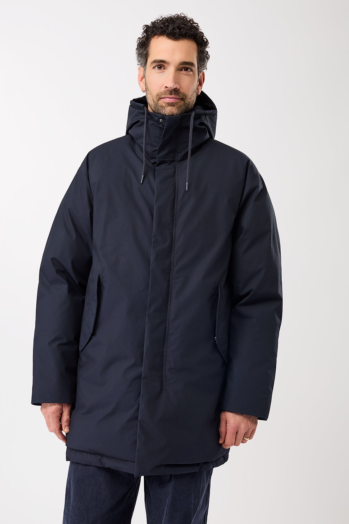 langerchen-parka-aus-eco-daune-mit-kapuze-navy image 1