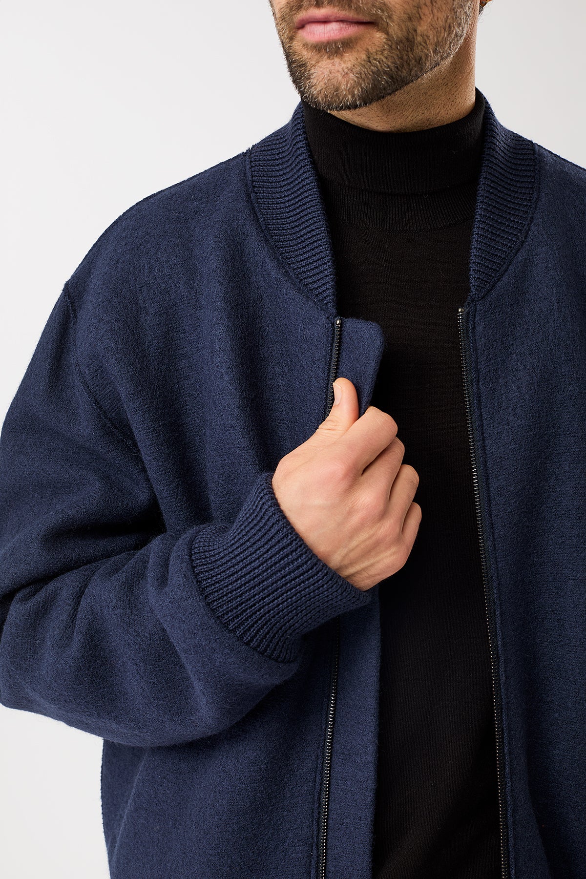langerchen-bomberjacke-aus-bio-wolle-steel-blue-bomber-blau image 6