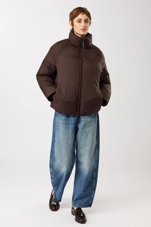 langerchen-lightweight-jacke-aus-eco-daune-coffee-braun image 1