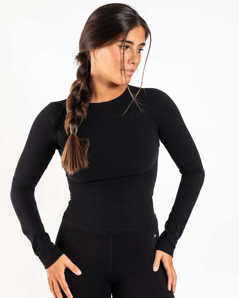 or-basics-snug-longsleeve-bio-baumwolle-schwarz image 7