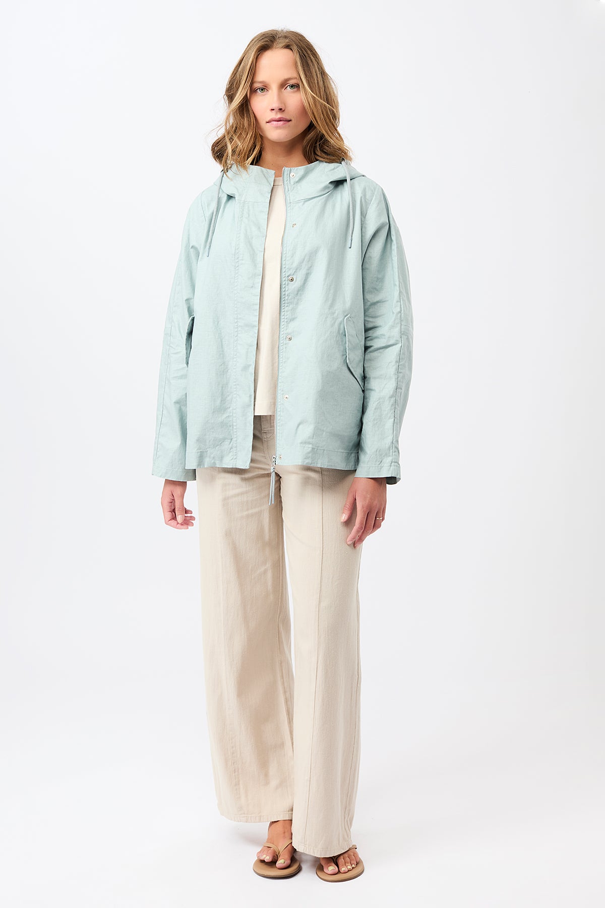 langerchen-flow-outdoorjacke-aus-beschichtetem-leinen-kurze-jacke image 5