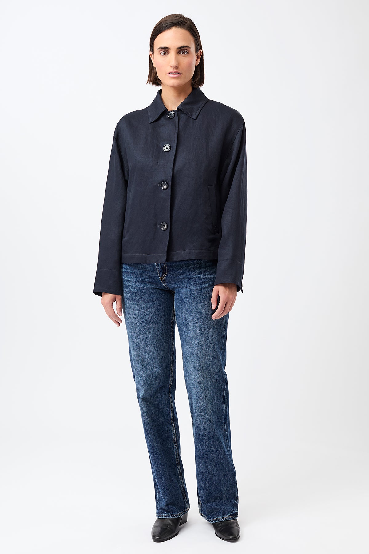 langerchen-kurze-jacke-aus-tencel-navy-blau image 1
