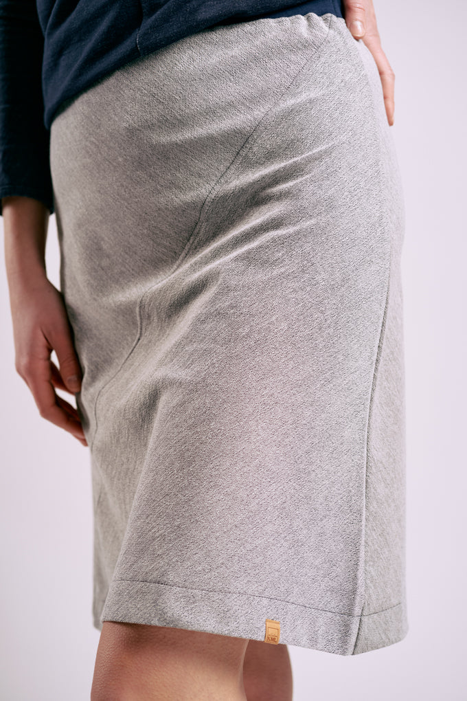 kml-collection-frieda-skirt-bio-baumwolle-a-linien-rock-knielang-blau image 3